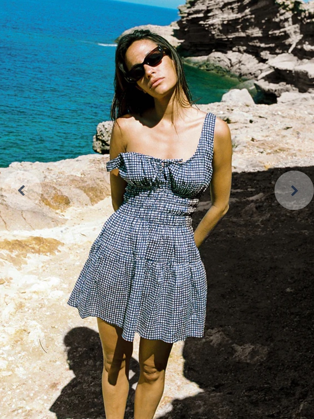 CIAO LUCIA Gianluca Dress in Check NWT